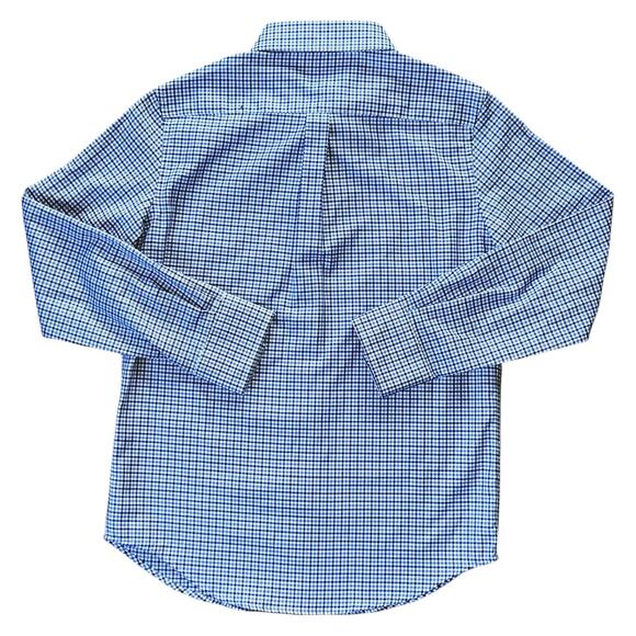Bowen Arrow Haddrell's Point Plaid Cotton Button-Down Shirt Boy's 8/10 - Picture 4 of 7